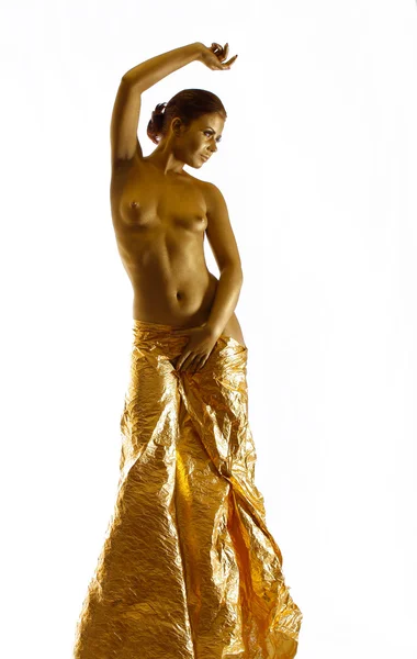 stock image Golden statue