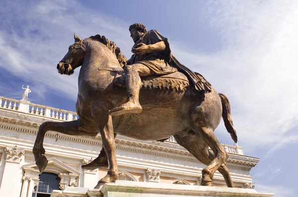 Капитолийская площадь Рима — стоковое фото